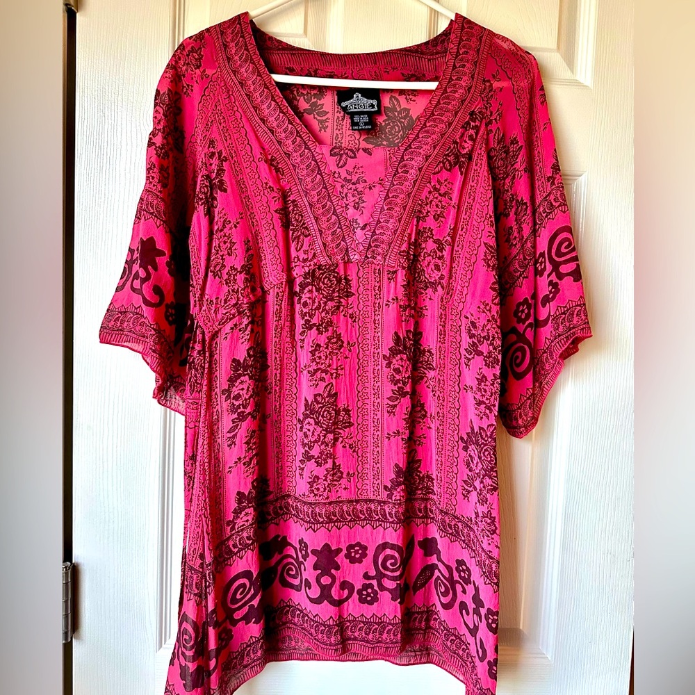 Angie Red Floral Dress